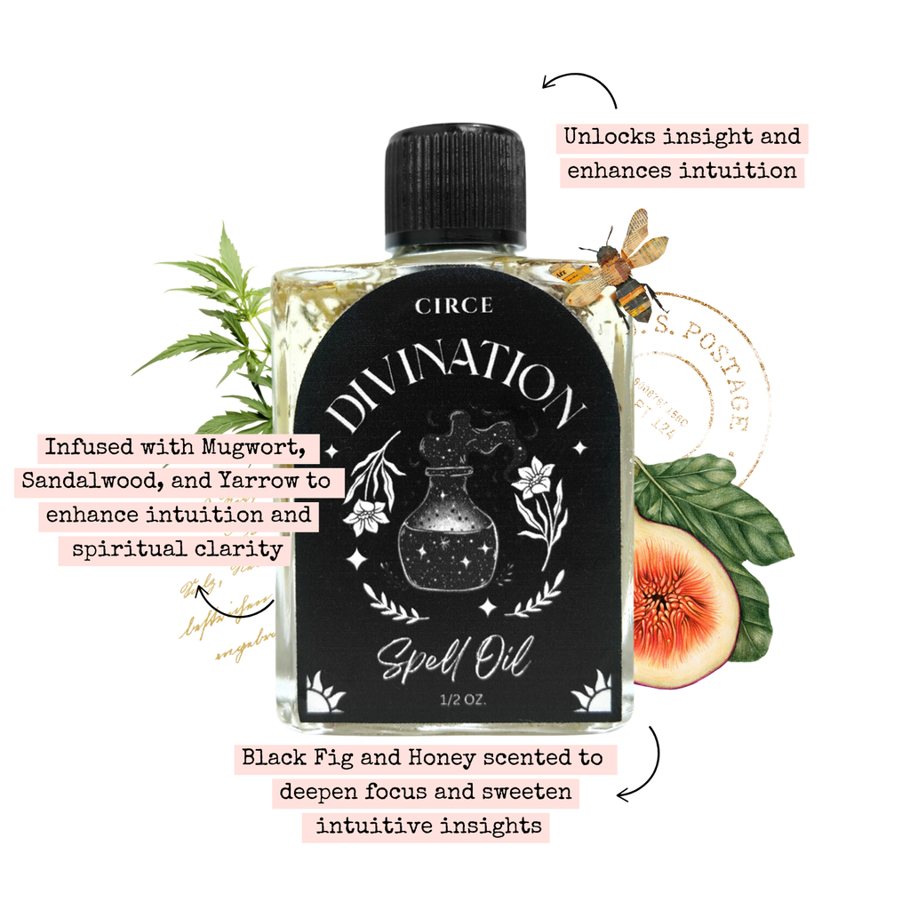 Divination Ritual Oil — Intuition & Psychic Insight